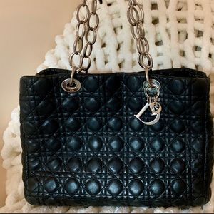 Christian Dior lamb skin Tote Bag